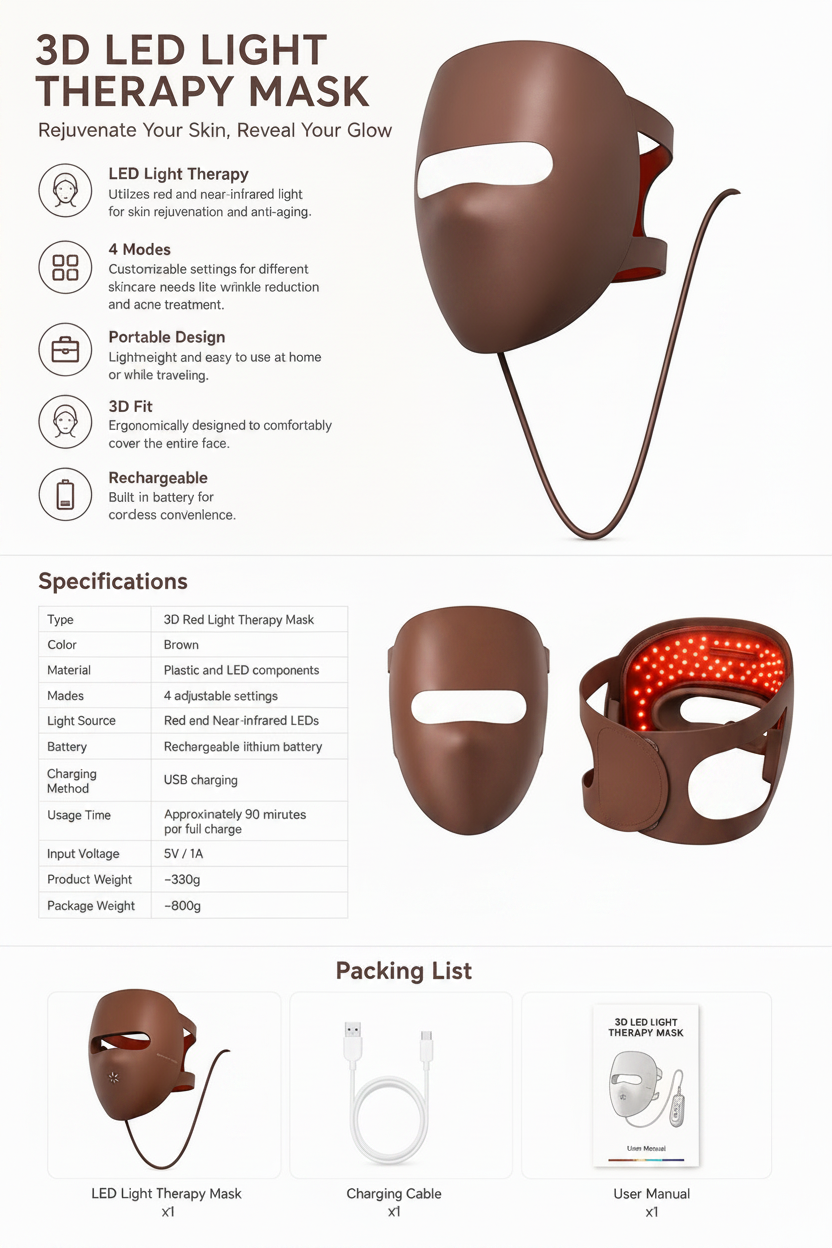 Red Light Therapy Mask